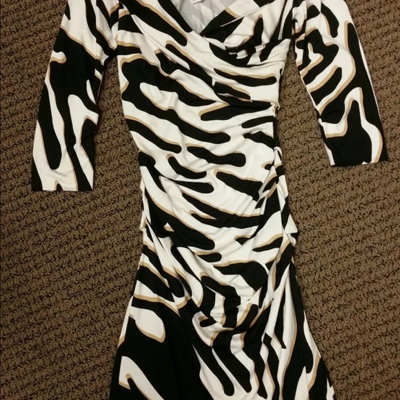 DVF Bentley zebra dress size 2 - Picture 6 of 7